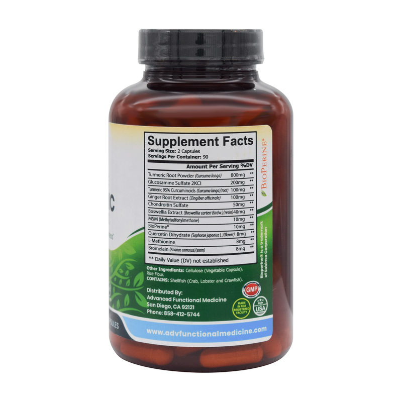 Advanced Functional Medicine Supplements Turmeric Complex (may support inflammation and autoimmunity) 180 ct