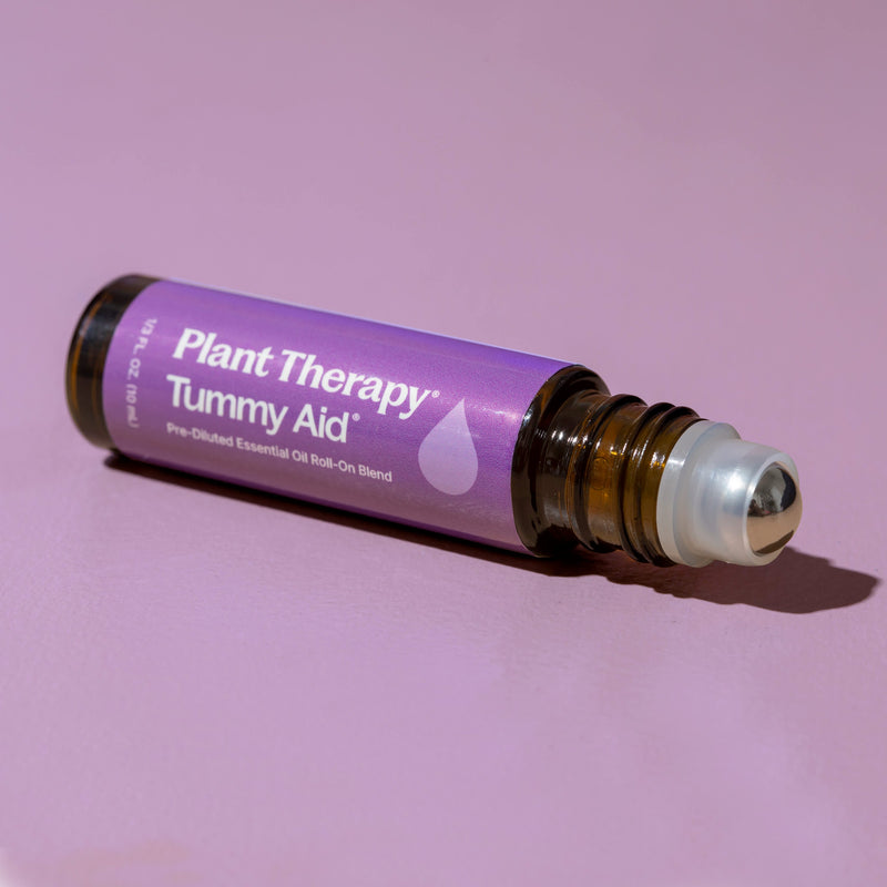 Plant Therapy Tummy Aid Essential Oil Pre-Diluted Roll-On Blend Essential Oil