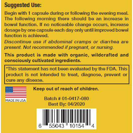 SpeedyVite® Colon Cleaner (Wild Full Strength) Turkey Rhubarb — 120 Veg Caps | Supports Bowel Function* | SpeedyVite® - FREE EXPEDITED Veg Capsules