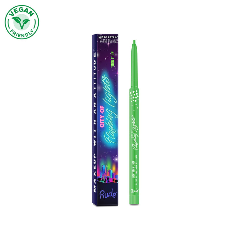 Rude Cosmetics City of Flashing Lights Micro Retractable Liner Eyeliner & Lipliner