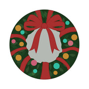 Peelz CF Holiday Wreath twiist™ Automated Insulin Delivery System Stickers - Pump Peelz Peelz/Stickers