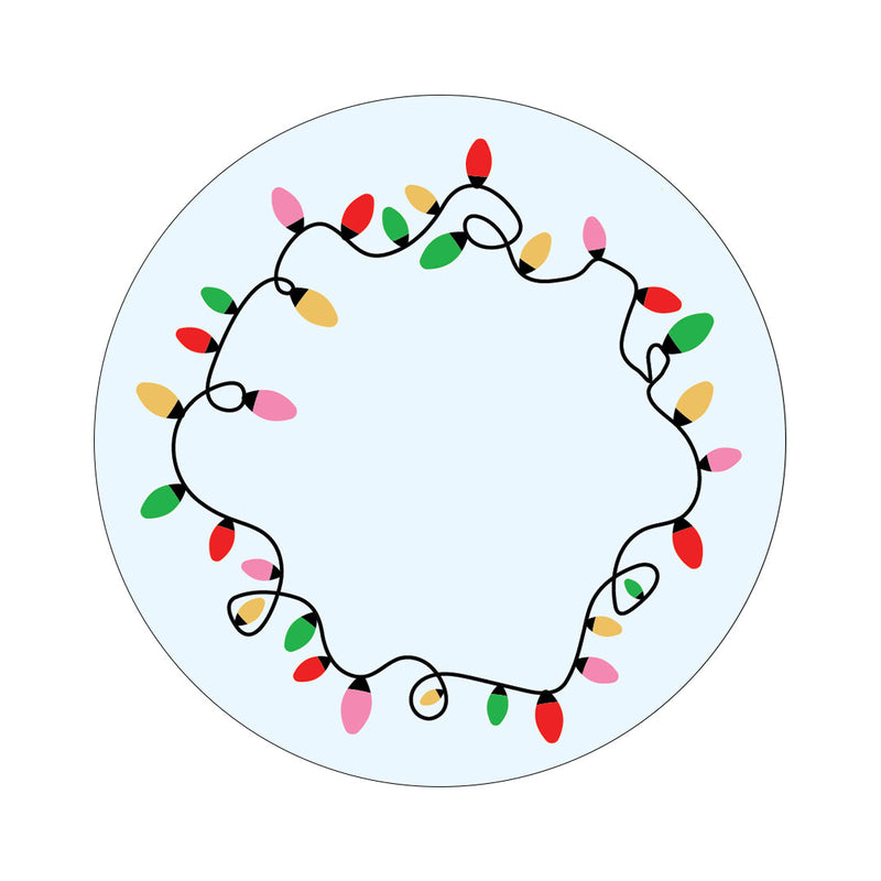 Peelz CF Holiday Lights twiist™ Automated Insulin Delivery System Stickers - Pump Peelz Peelz/Stickers