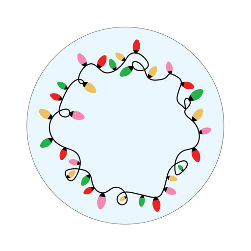 Peelz CF Holiday Lights twiist™ Automated Insulin Delivery System Stickers - Pump Peelz Peelz/Stickers