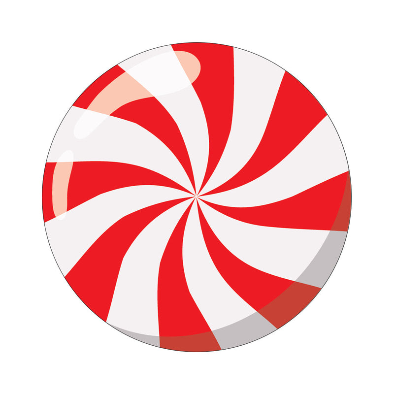 Peelz CF Holiday Peppermint twiist™ Automated Insulin Delivery System Stickers - Pump Peelz Peelz/Stickers