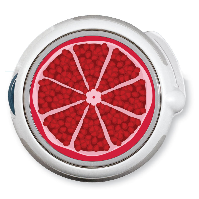 Peelz CF Holiday Pomegranate twiist™ Automated Insulin Delivery System Stickers - Pump Peelz Peelz/Stickers