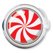 Peelz CF Holiday Peppermint twiist™ Automated Insulin Delivery System Stickers - Pump Peelz Peelz/Stickers