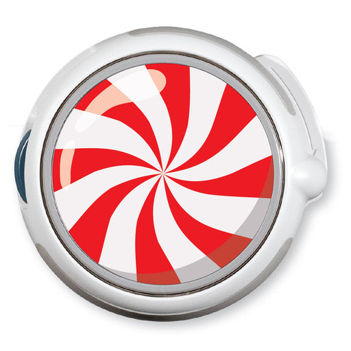 Peelz CF Holiday Peppermint twiist™ Automated Insulin Delivery System Stickers - Pump Peelz Peelz/Stickers
