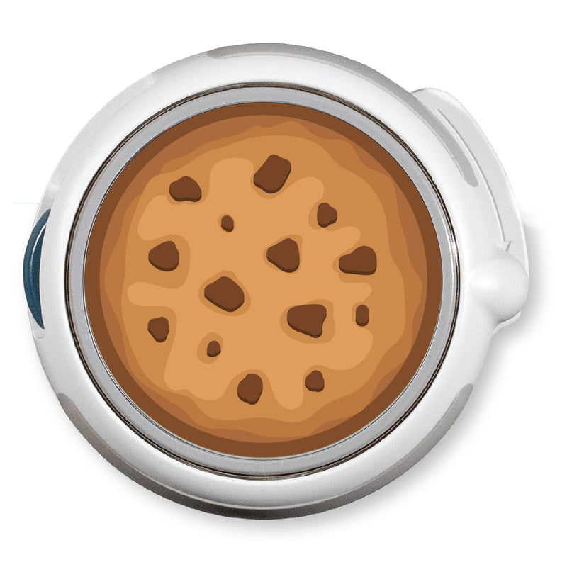 Peelz CF Chocolate Chip Cookie twiist™ Automated Insulin Delivery System Stickers - Pump Peelz Peelz/Stickers