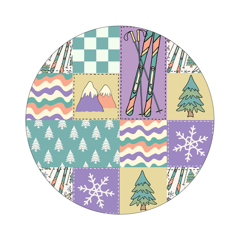 Peelz Après Ski twiist™ Automated Insulin Delivery System Stickers - Pump Peelz Peelz/Stickers