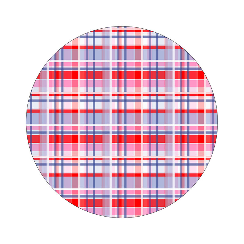 Peelz Party Plaid twiist™ Automated Insulin Delivery System Stickers - Pump Peelz Peelz/Stickers