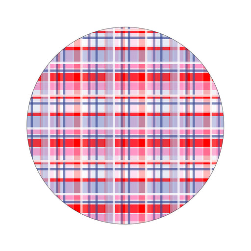 Peelz Party Plaid twiist™ Automated Insulin Delivery System Stickers - Pump Peelz Peelz/Stickers