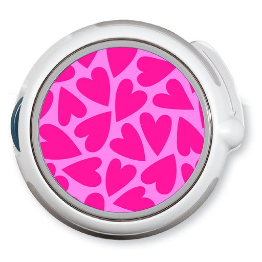 Peelz Puffy Hearts twiist™ Automated Insulin Delivery System Stickers - Pump Peelz Peelz/Stickers