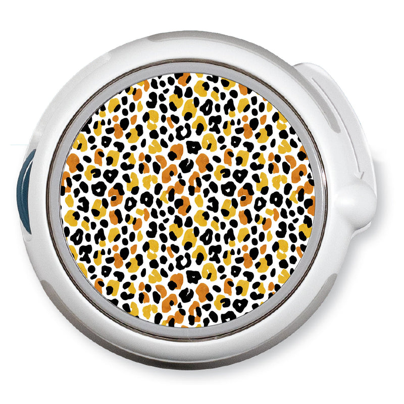 Peelz Golden Leopard twiist™ Automated Insulin Delivery System Stickers - Pump Peelz Peelz/Stickers