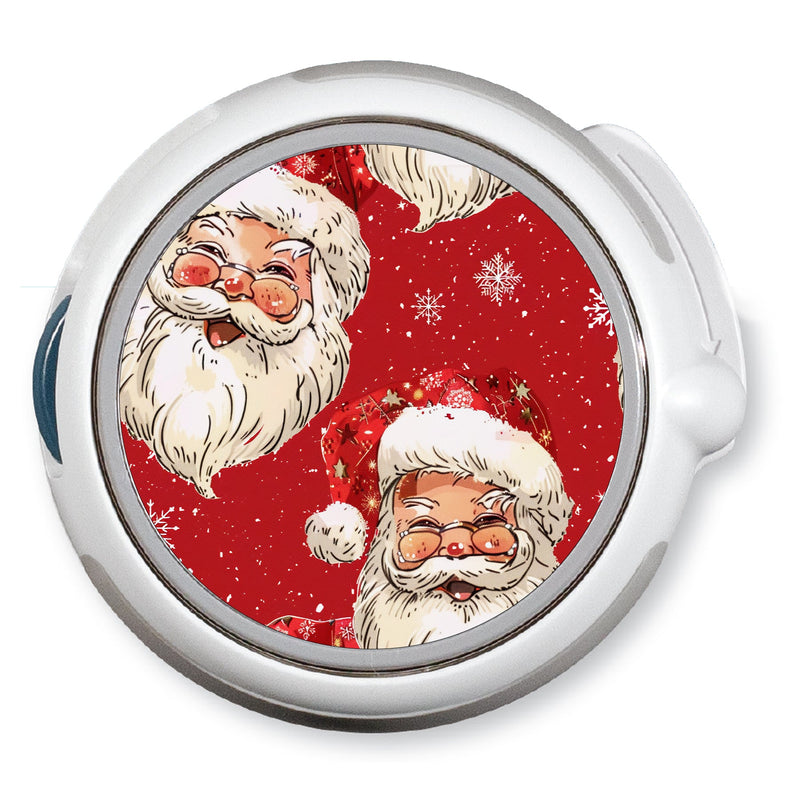 Peelz Jolly Old Saint Nick twiist™ Automated Insulin Delivery System Stickers - Pump Peelz Peelz/Stickers