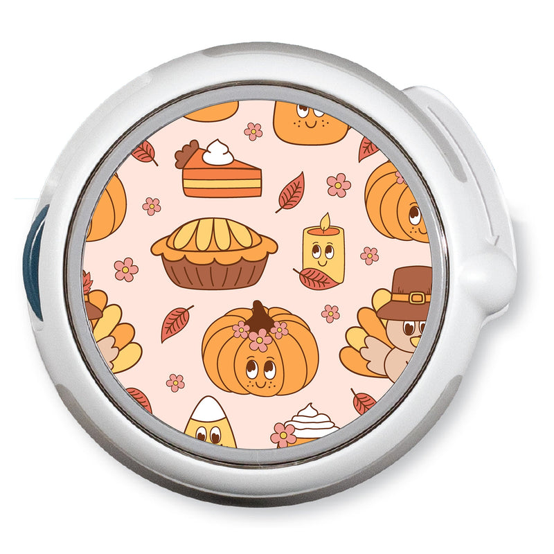 Peelz Cozy Harvest twiist™ Automated Insulin Delivery System Stickers - Pump Peelz Peelz/Stickers