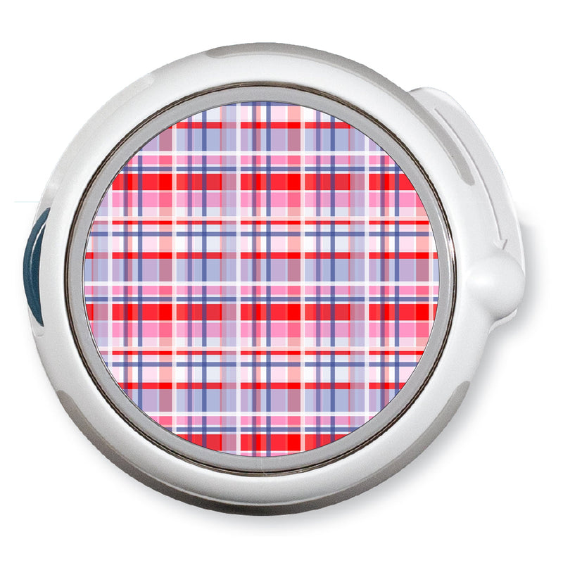 Peelz Party Plaid twiist™ Automated Insulin Delivery System Stickers - Pump Peelz Peelz/Stickers