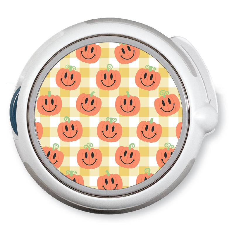 Peelz Pumpkin Smilies twiist™ Automated Insulin Delivery System Stickers - Pump Peelz Peelz/Stickers