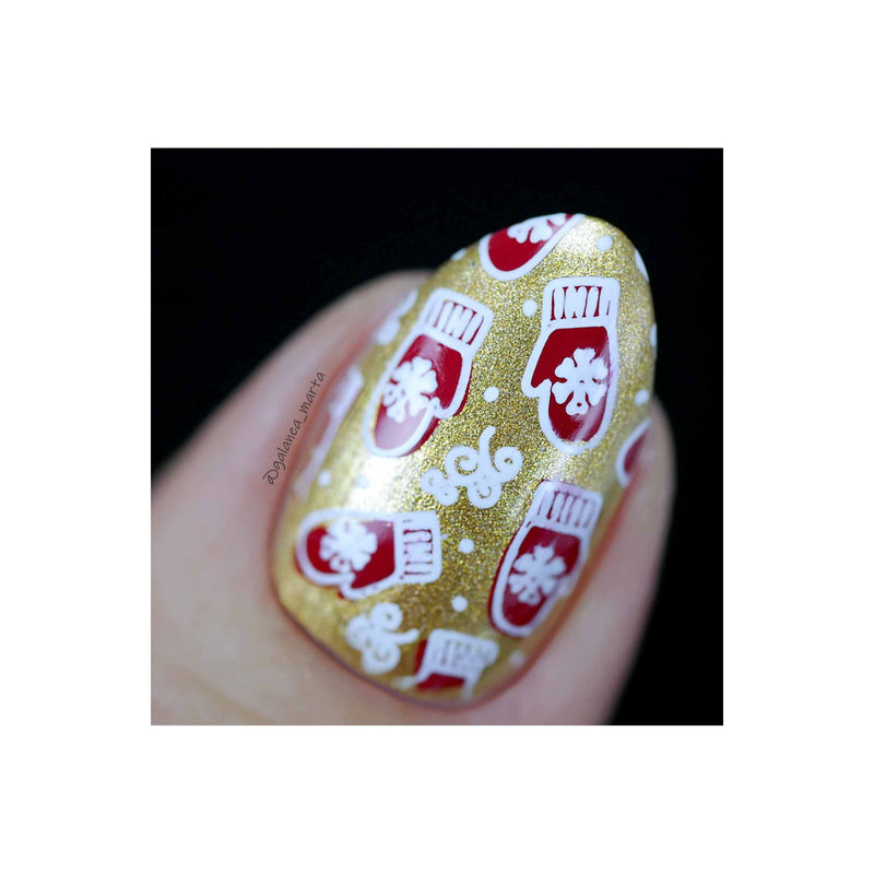 UberChic Beauty Jingle All The Way, (Christmas-05) Stamping Plate