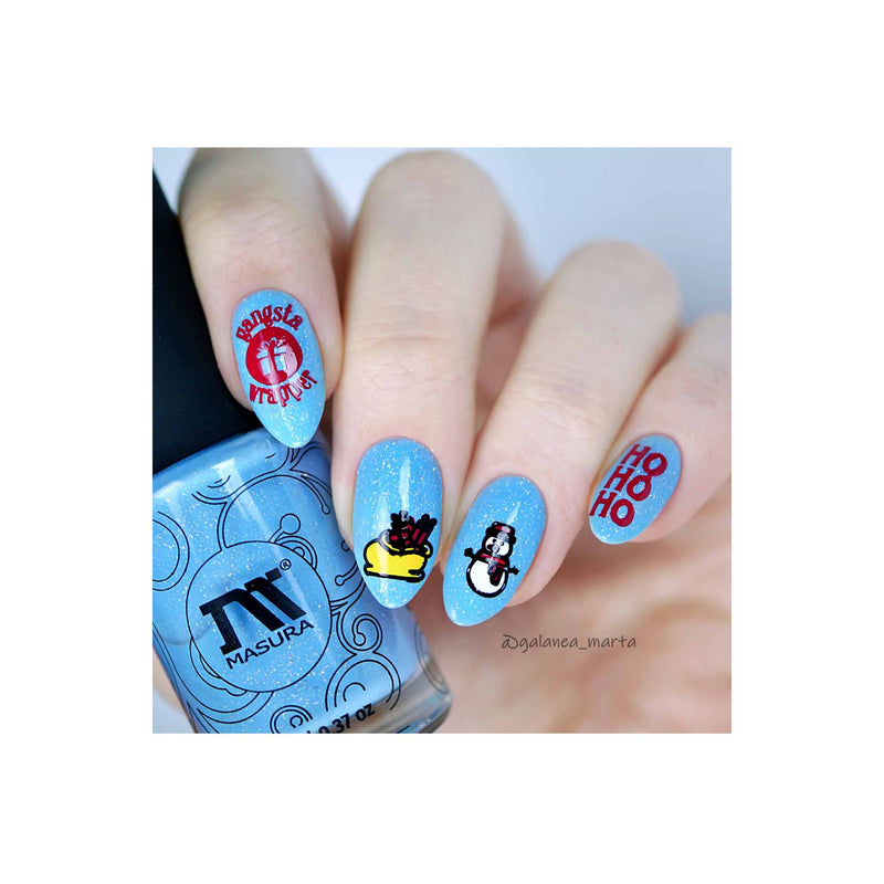 UberChic Beauty Jingle All The Way, (Christmas-05) Stamping Plate