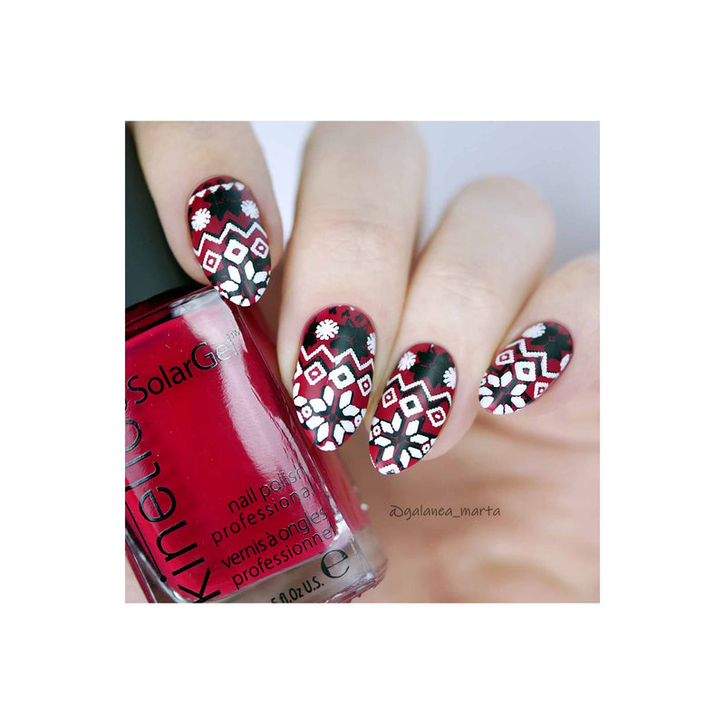 UberChic Beauty Jingle All The Way, (Christmas-05) Stamping Plate