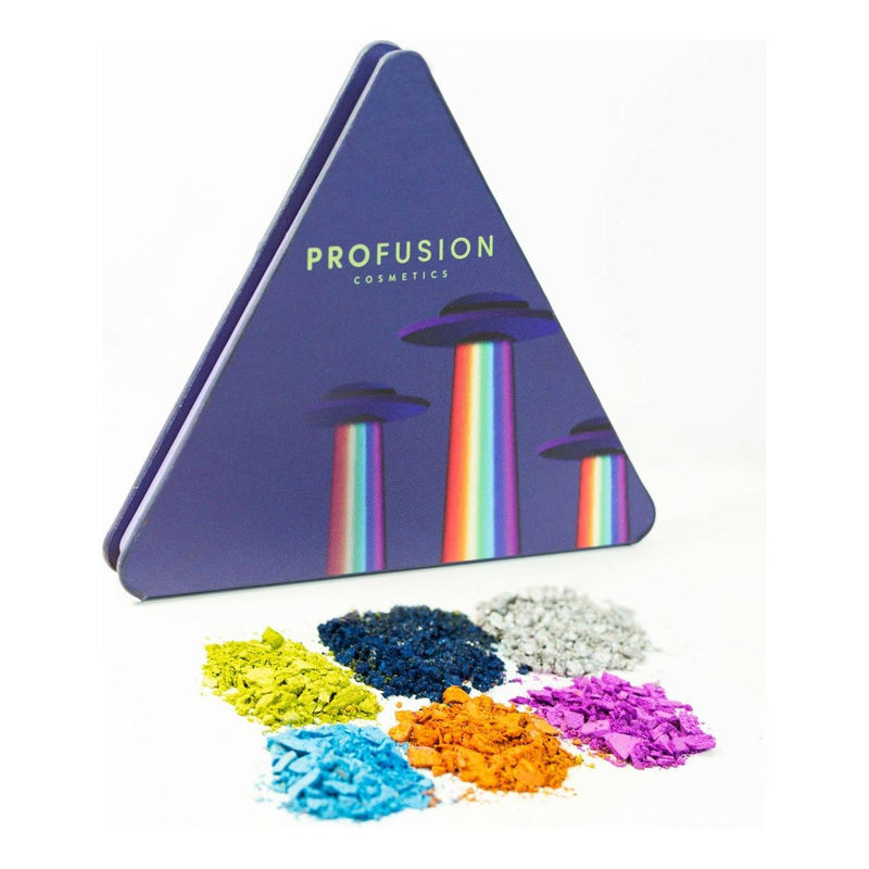 Profusion Cosmetics UFO | Beam It Up Kit: 6-Shade Palette + Neon Liner Value Kits