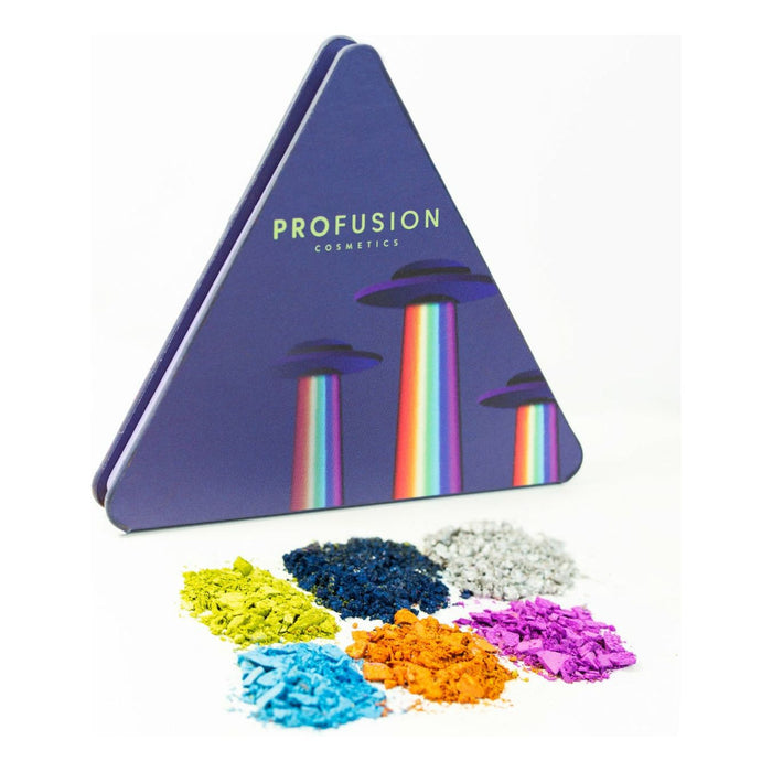 Profusion Cosmetics - UFO | Beam It Up Kit: 6-Shade Palette + Neon Liner - 0.4oz