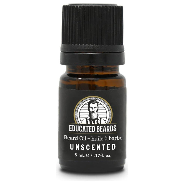 Educated Beards Unscented Beard Oil 5ml