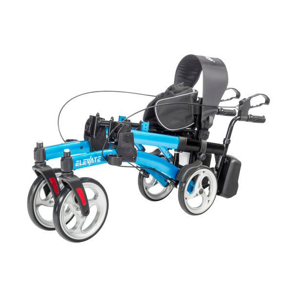 RIO Medical Supplies Elevate Upright Walker, Blue