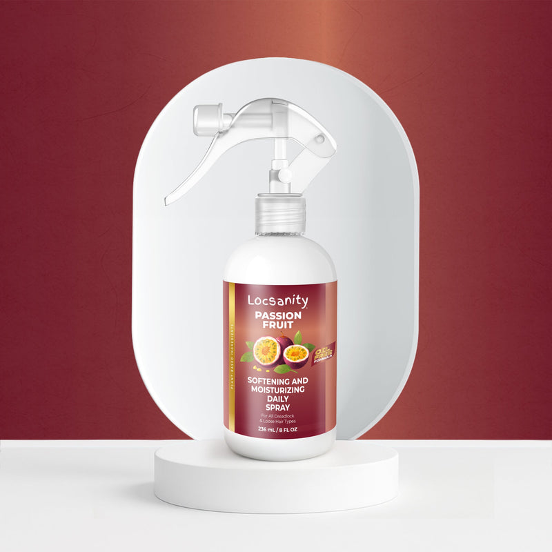 Locsanity Locsanity Passion Fruit Softening and Moisturizing Daily Spray for Locs, Dreadlocks, Sisterlock, Microlock, Locs, Oil-Free Hair Scalp Moisturizer Locking & Tightening & Moisturizing