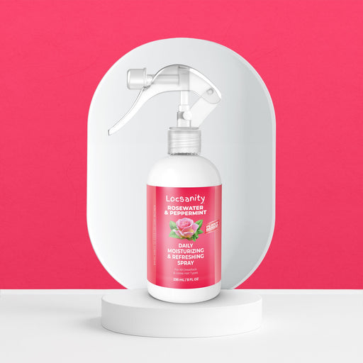 Locsanity Rosewater and Peppermint Daily Moisturizing/Refreshing Spray Locking & Tightening & Moisturizing