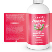 Locsanity Rosewater and Peppermint Daily Moisturizing/Refreshing Spray Locking & Tightening & Moisturizing
