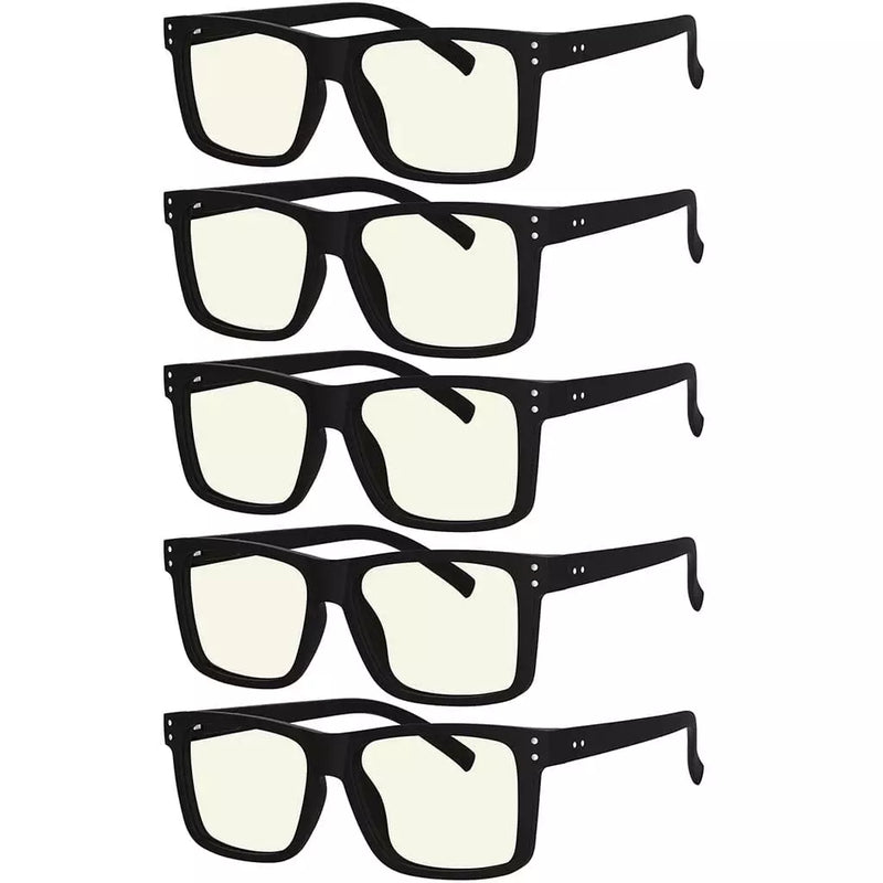 eyekeeper.com 5 Pack Stylish Fashionable Blue Light Filter Readers UV2142 Eyeglasses