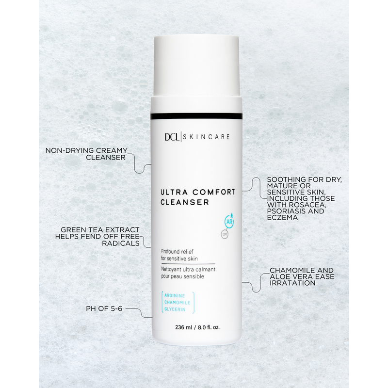 DCL Skincare Ultra Comfort Cleanser Bottle
