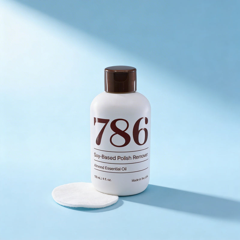 786 Cosmetics Soy Nail Polish Remover With Almond Essential Oil Soy Remover