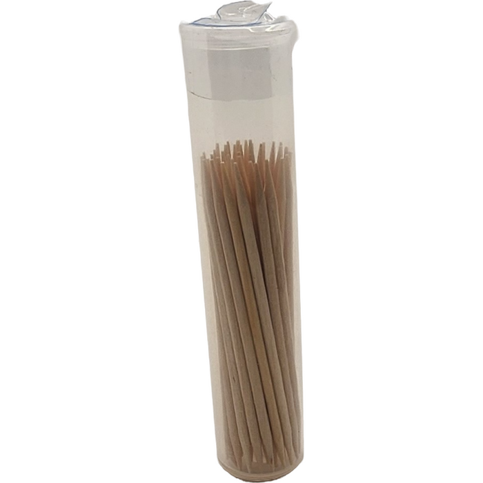 Bitemywood Unflavored High Quality Usa Birchwood Toothpicks In Plastic Tube Or Jars - 2 Sizes Available