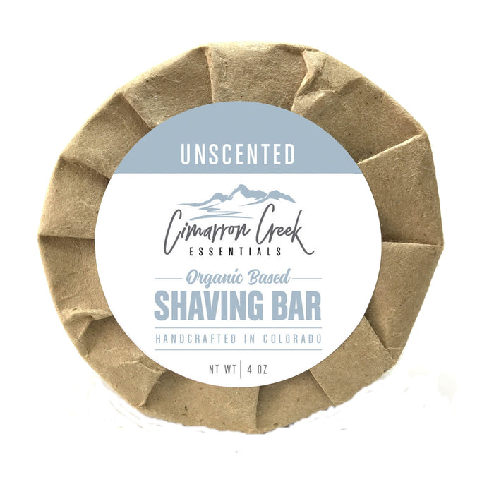 Cimarron Creek Essentials - Unscented Organic Shaving Bar Soap 3.2oz