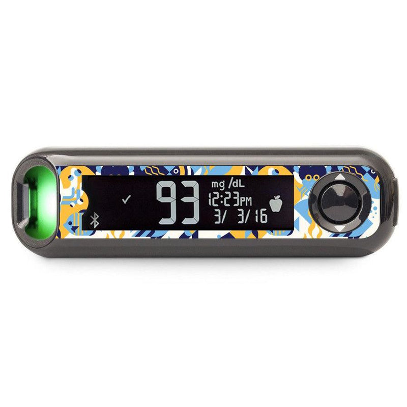 Peelz Underwater Abstract Bayer Contour© Next One Glucometer Peelz/Stickers