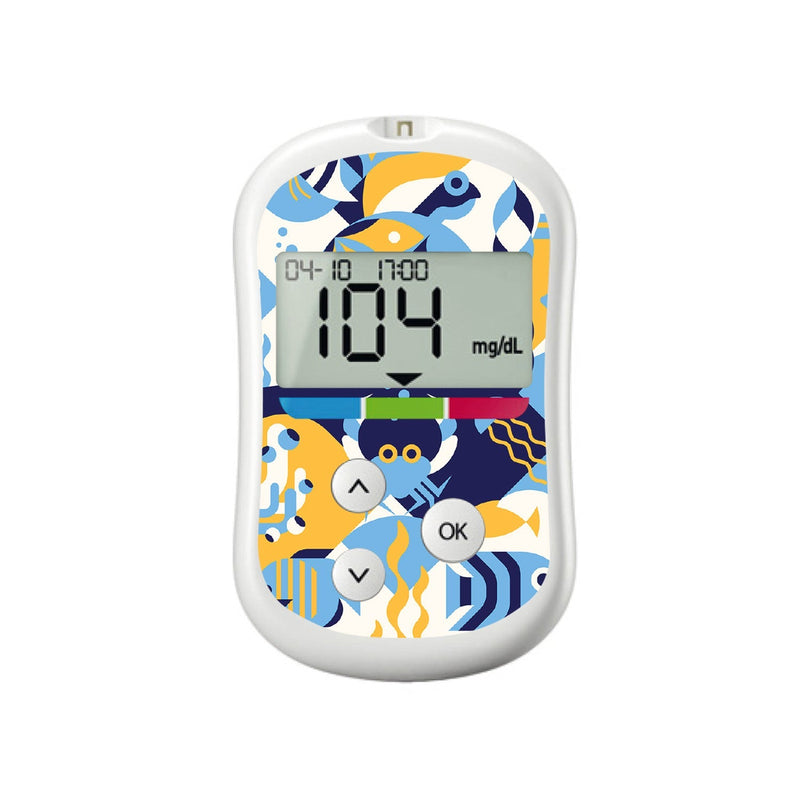 Peelz Underwater Abstract for OneTouch Verio Flex Glucometer Peelz/Stickers