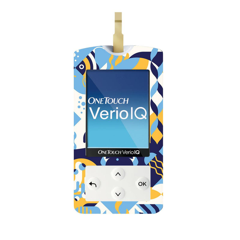 Peelz Underwater Abstract for OneTouch Verio IQ Glucometer Peelz/Stickers