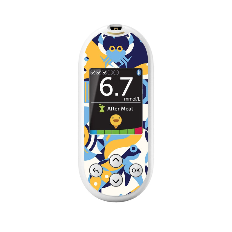 Peelz Underwater Abstract for OneTouch Verio Reflect Glucometer Peelz/Stickers