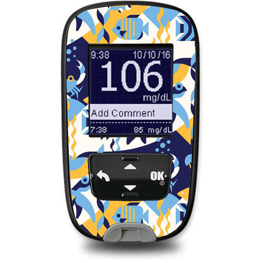 Peelz Underwater Abstract for the Accu-Chek Guide Glucometer Peelz/Stickers