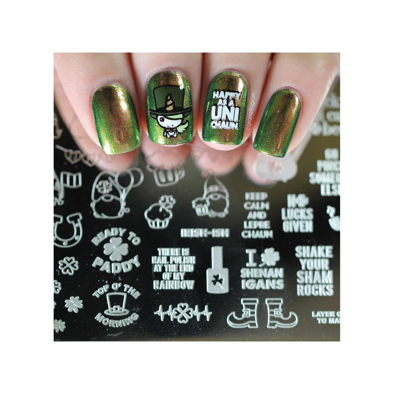 UberChic Beauty St Patrick's Day-05 Stamping Plate