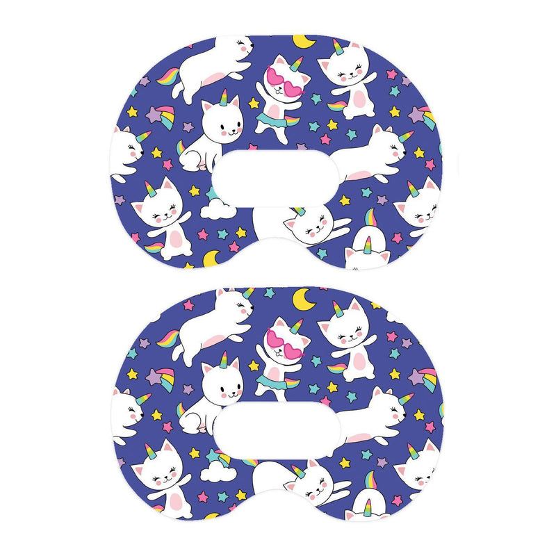 Peelz Unicorn Cats Medtronic Guardian Connect Patch Tape - Pump Peelz Patch Medical Tape