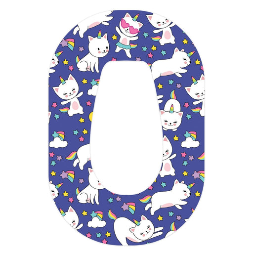 Peelz Unicorn Cats Dexcom G6 Patch Tape - Pump Peelz Patch Medical Tape