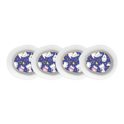 Peelz Unicorn Cats Sticker Designed for the DEXCOM G7 and Stelo Transmitter Peelz/Stickers