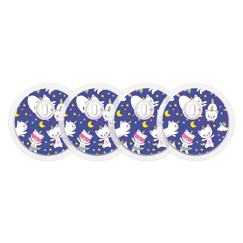 Peelz Unicorn Cats Sticker Designed for the FreeStyle Libre 3 Plus & Lingo  Sensor Peelz/Stickers