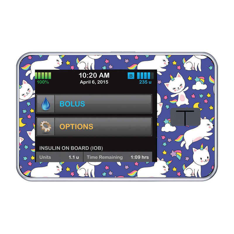 Peelz Unicorn Cats Sticker for Tandem t:slim Peelz/Stickers