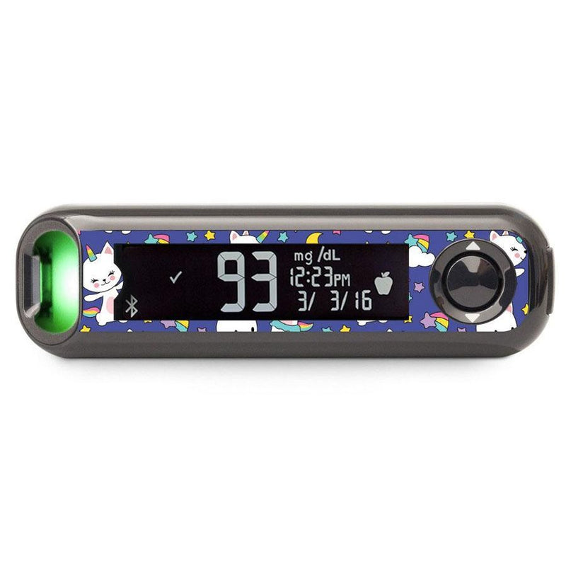 Peelz Unicorn Cats for Bayer Contour© Next One Glucometer Peelz/Stickers