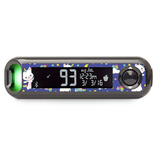 Peelz Unicorn Cats for Bayer Contour© Next One Glucometer Peelz/Stickers
