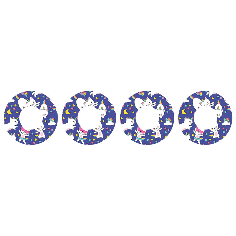 Peelz Unicorn Cats for Patch  Freestyle Libre and Universal Infusion Set Tape Patch Medical Tape